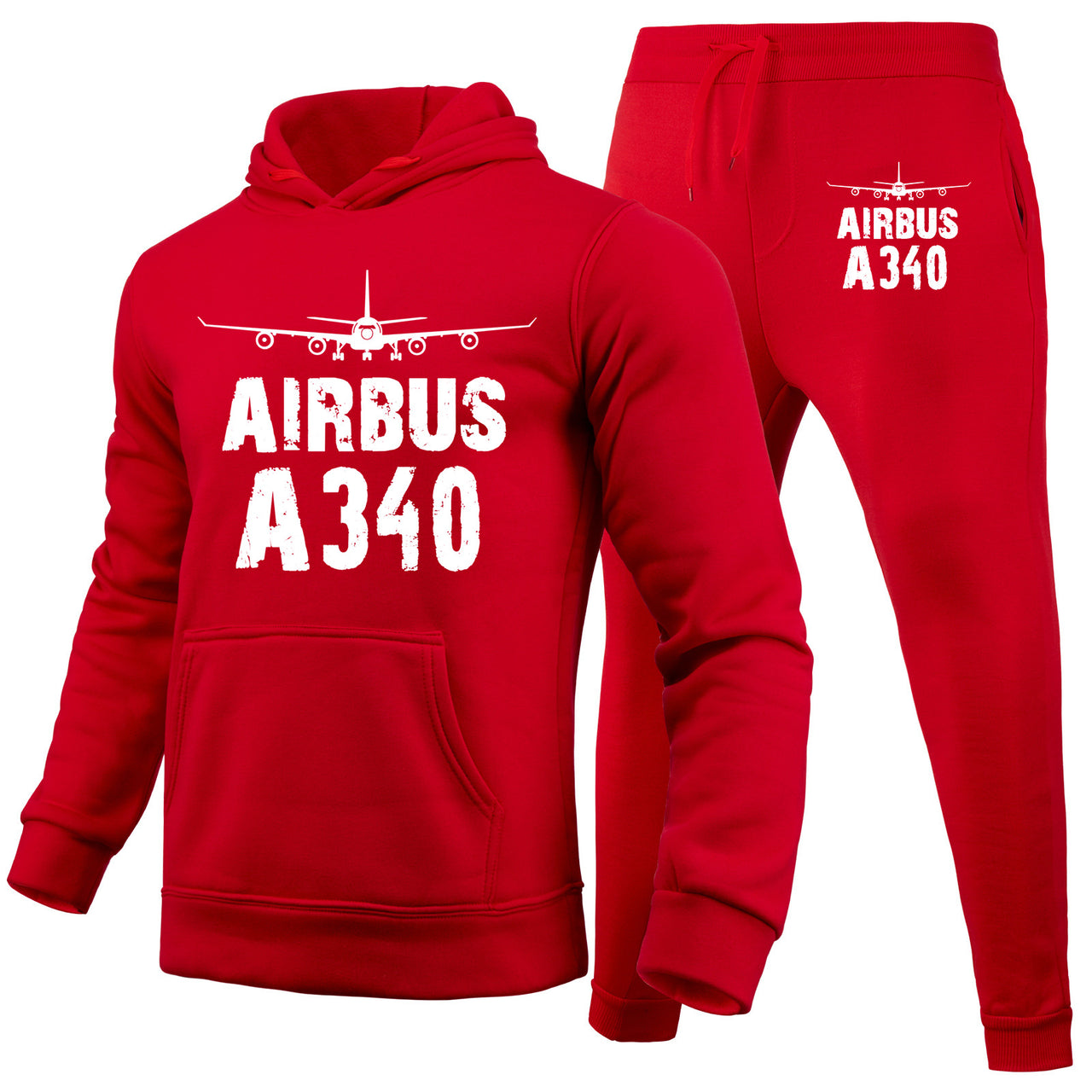 Airbus A340 & Plane Designed Hoodies & Sweatpants Set