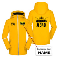 Thumbnail for Airbus A340 & Plane Designed Rain Coats & Jackets