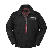 Thumbnail for Airbus A340 & Text Designed Vintage Style Jackets