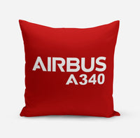 Thumbnail for Airbus A340 & Text Designed Pillows