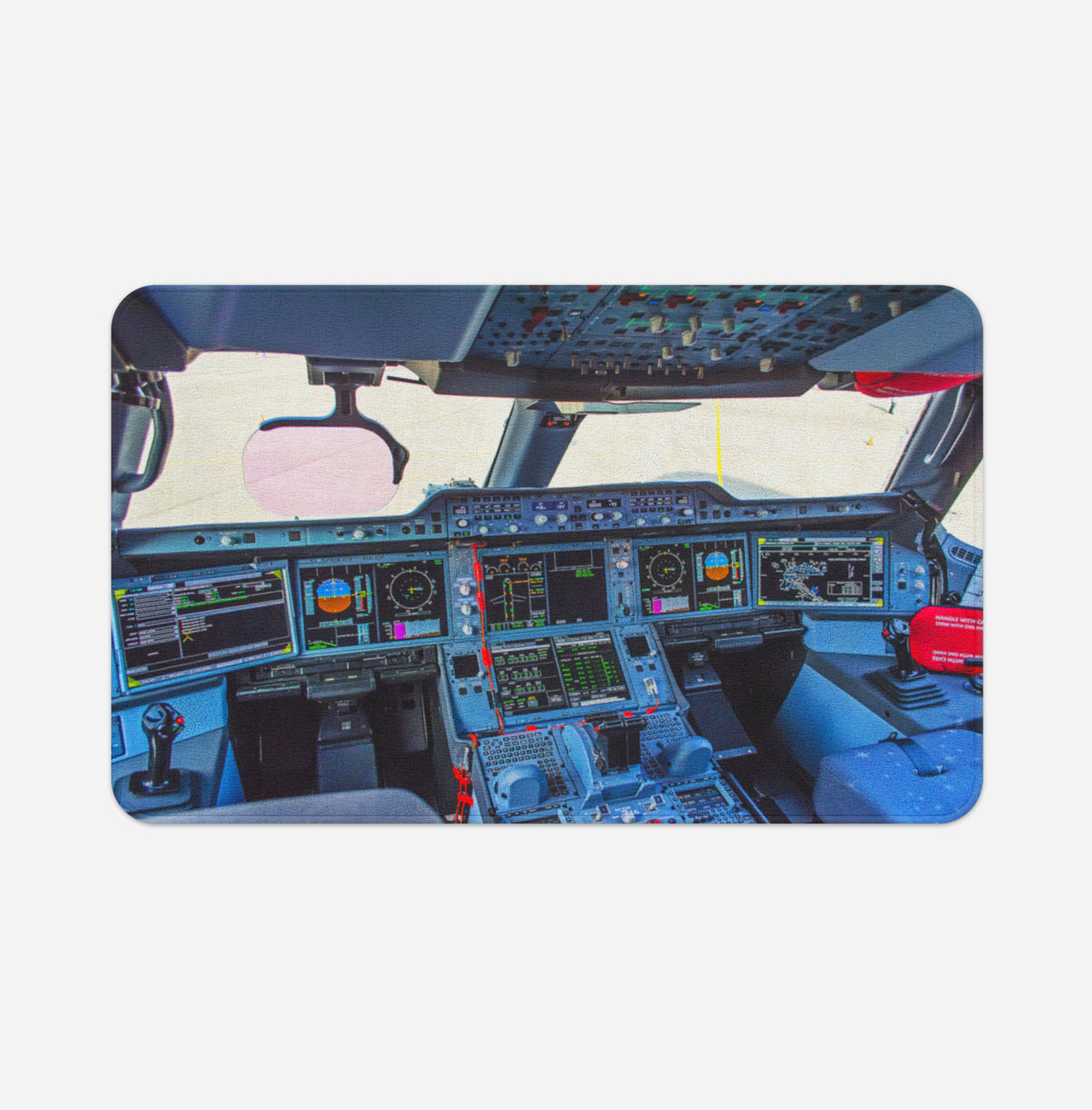 Airbus A350 Cockpit Designed Bath Mats