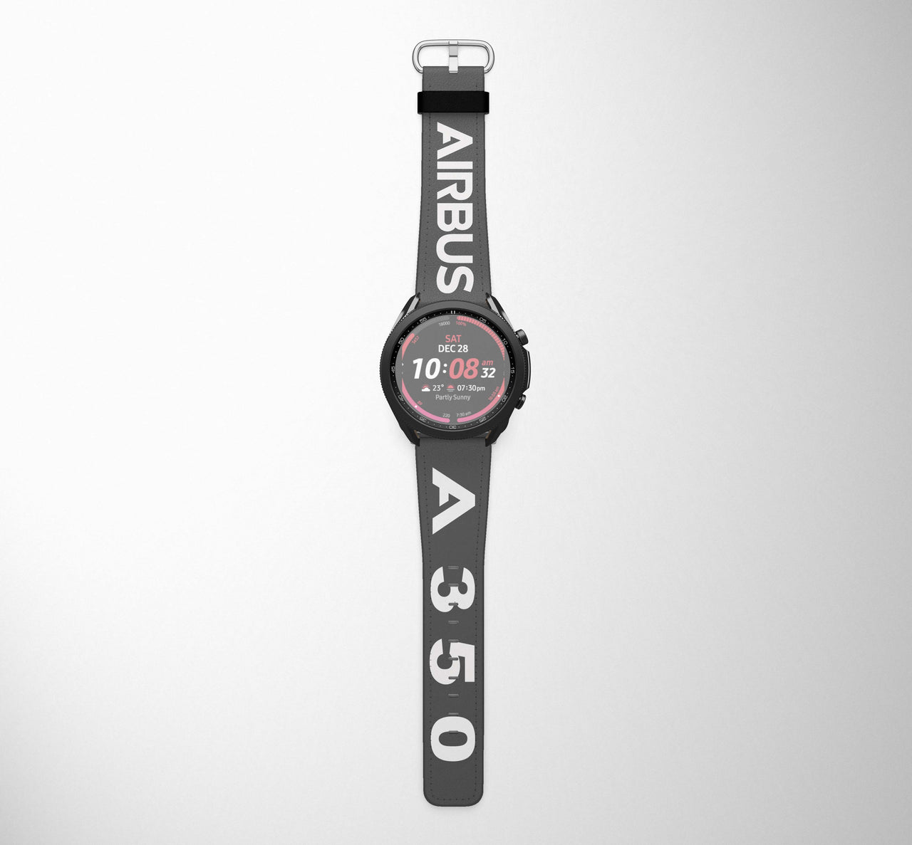 Airbus A350 Flat Text Samsung & Huawei Watch Bands