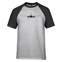 Thumbnail for Airbus A350 Silhouette Designed Raglan T-Shirts