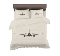 Thumbnail for Airbus A350 Silhouette Designed Bedding Sets