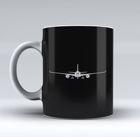 Thumbnail for Airbus A350 Silhouette Designed Mugs