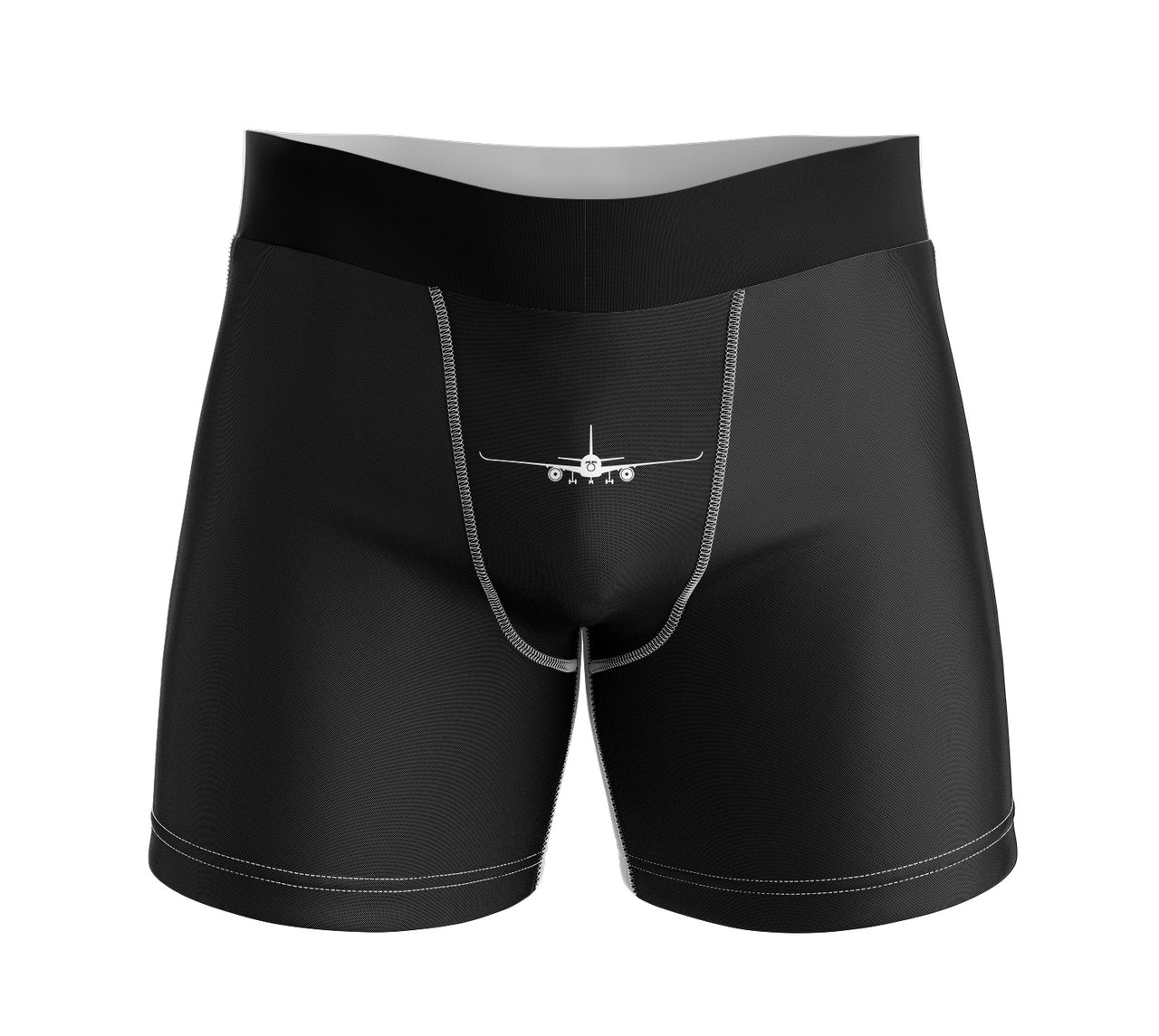 Airbus A350 Silhouette Designed Men Boxers