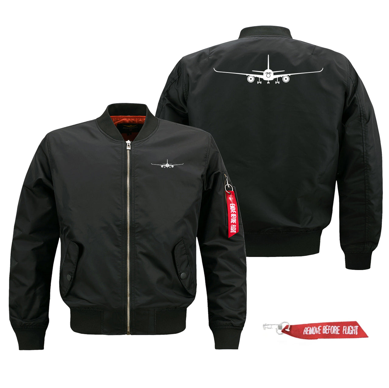 Airbus A350 Silhouette Designed Pilot Jackets (Customizable)