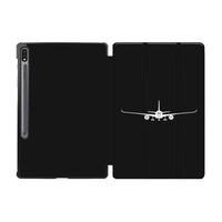 Thumbnail for Airbus A350 Silhouette Designed Samsung Tablet Cases