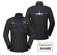 Thumbnail for Airbus A350 Silhouette Designed Military Coats