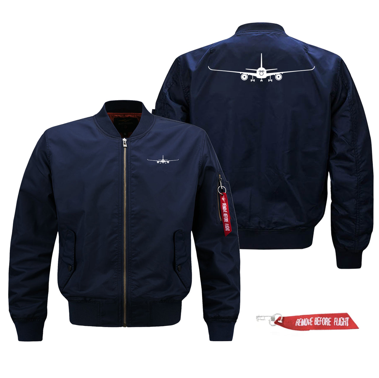 Airbus A350 Silhouette Designed Pilot Jackets (Customizable)