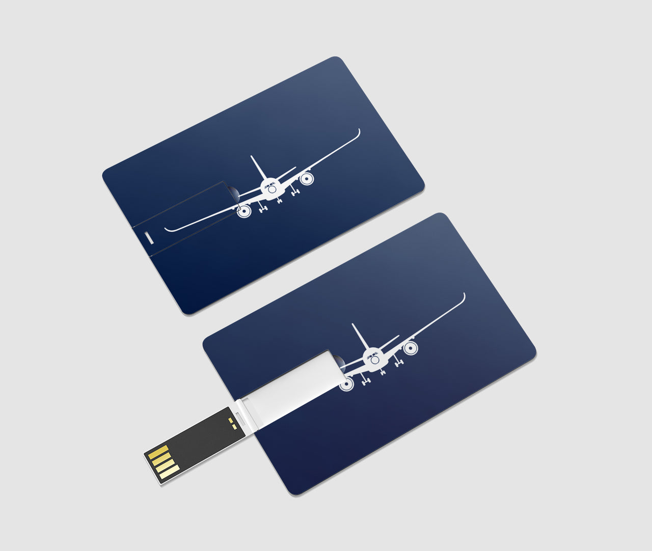 Airbus A350 Silhouette Designed USB Cards