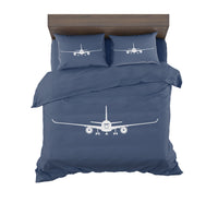 Thumbnail for Airbus A350 Silhouette Designed Bedding Sets