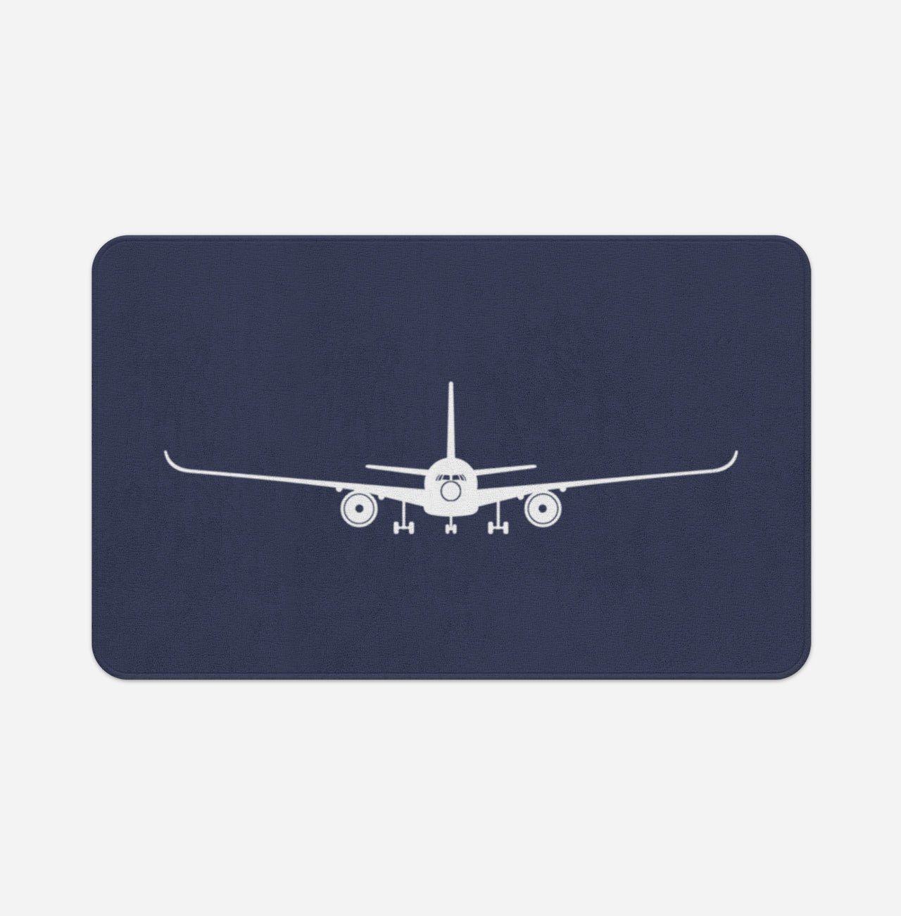 Airbus A350 Silhouette Designed Bath Mats