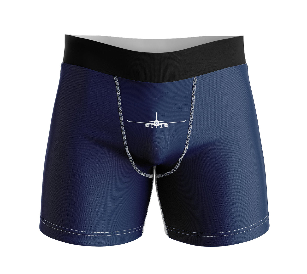 Airbus A350 Silhouette Designed Men Boxers