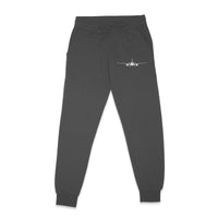 Thumbnail for Airbus A350 Silhouette Designed Sweatpants