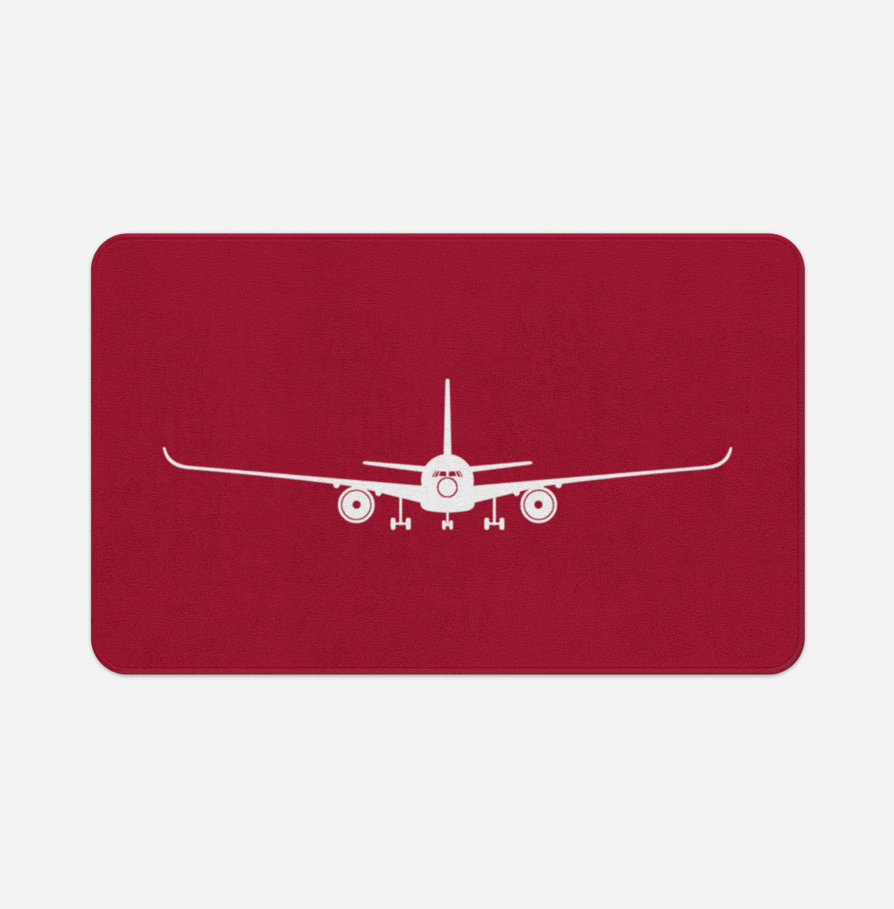 Airbus A350 Silhouette Designed Bath Mats