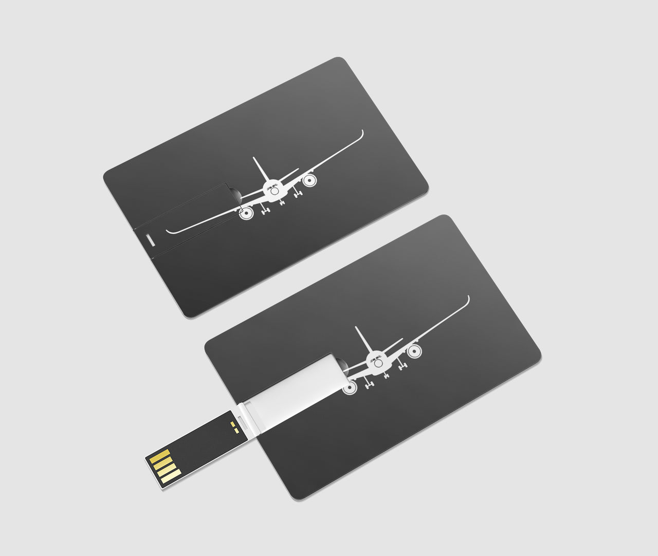 Airbus A350 Silhouette Designed USB Cards