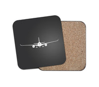 Thumbnail for Airbus A350 Silhouette Designed Coasters