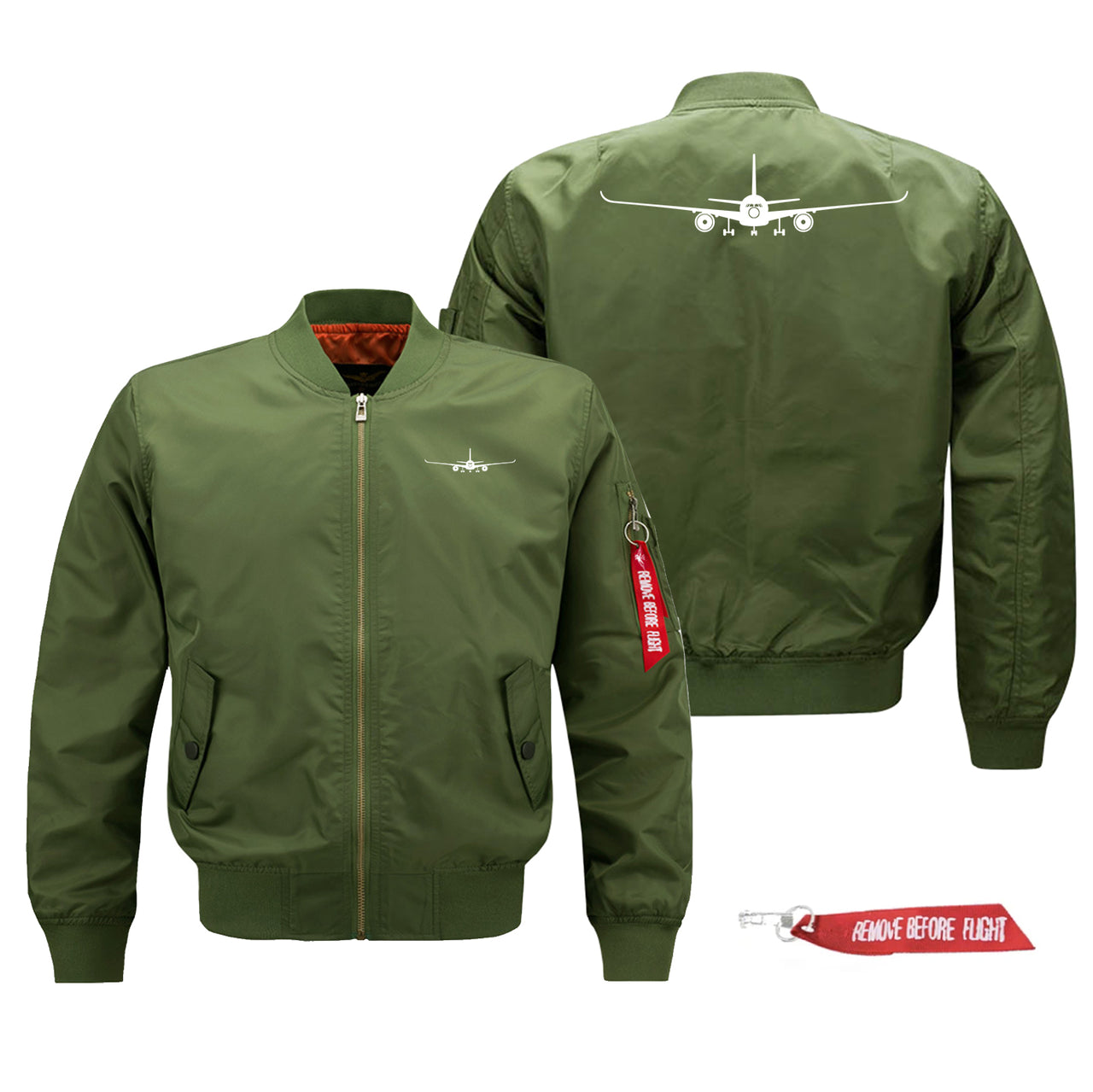 Airbus A350 Silhouette Designed Pilot Jackets (Customizable)