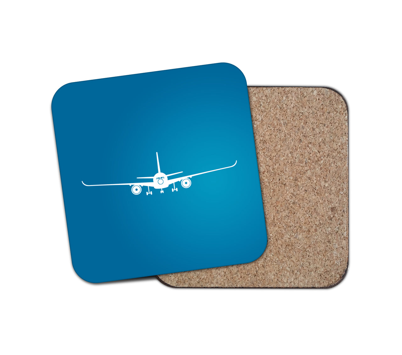 Airbus A350 Silhouette Designed Coasters