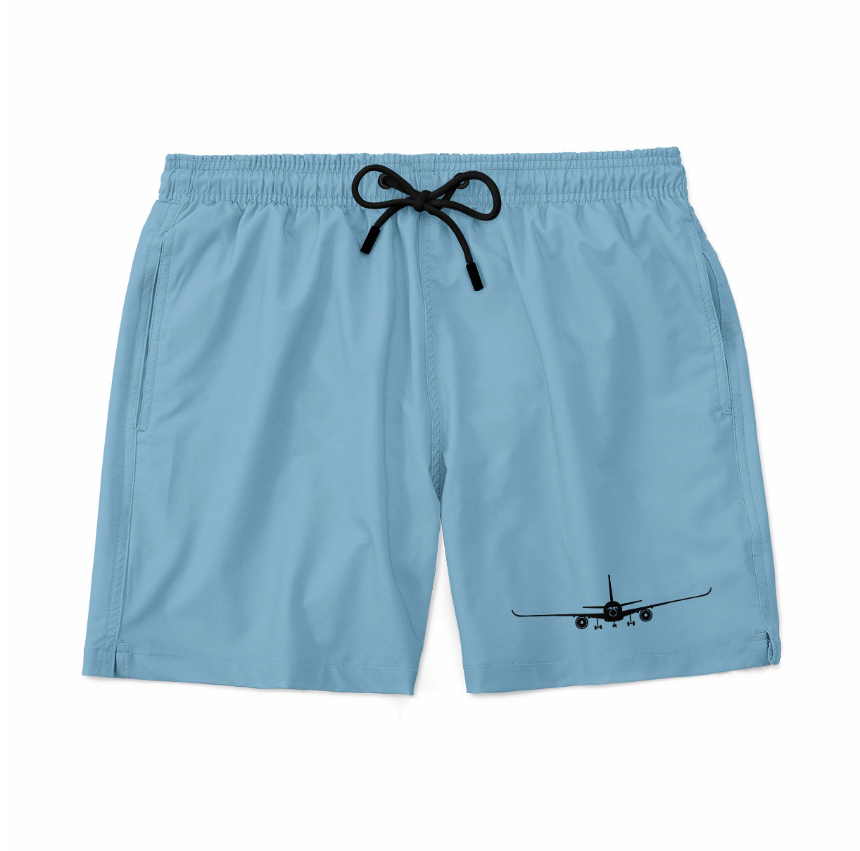 Airbus A350 Silhouette Designed Swim Trunks & Shorts