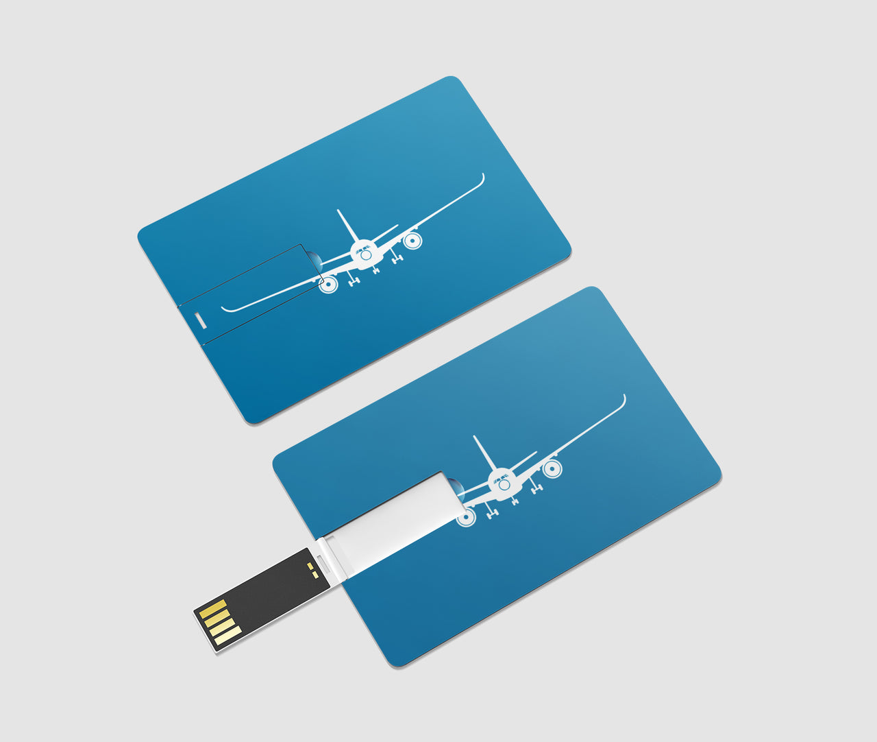 Airbus A350 Silhouette Designed USB Cards