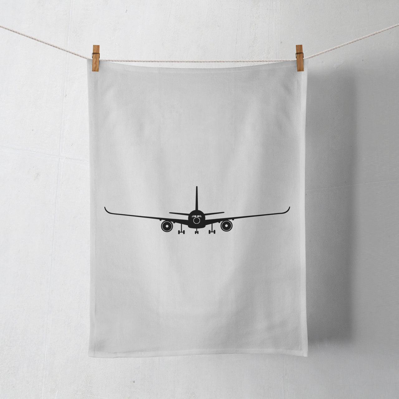 Airbus A350 Silhouette Designed Towels