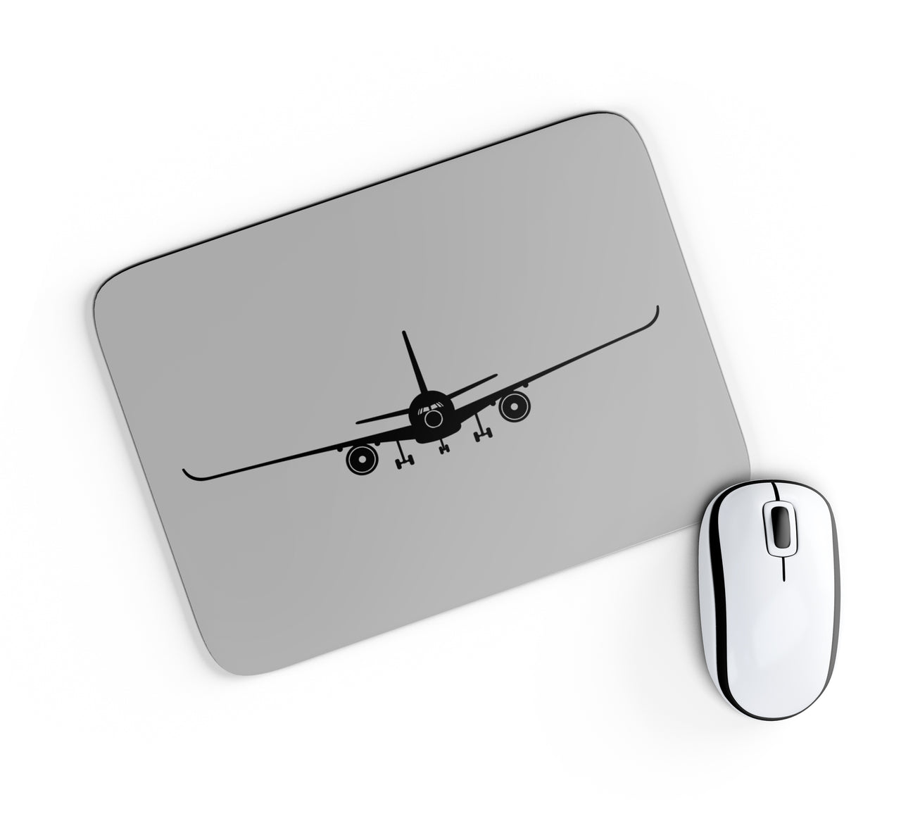 Airbus A350 Silhouette Designed Mouse Pads