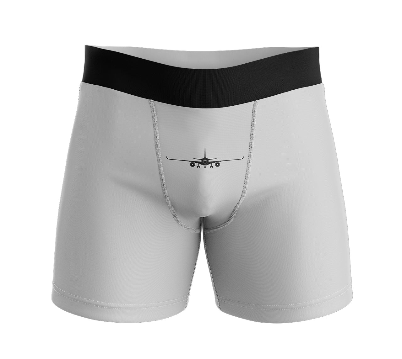 Airbus A350 Silhouette Designed Men Boxers