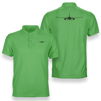 Thumbnail for Airbus A350 Silhouette Designed Double Side Polo T-Shirts