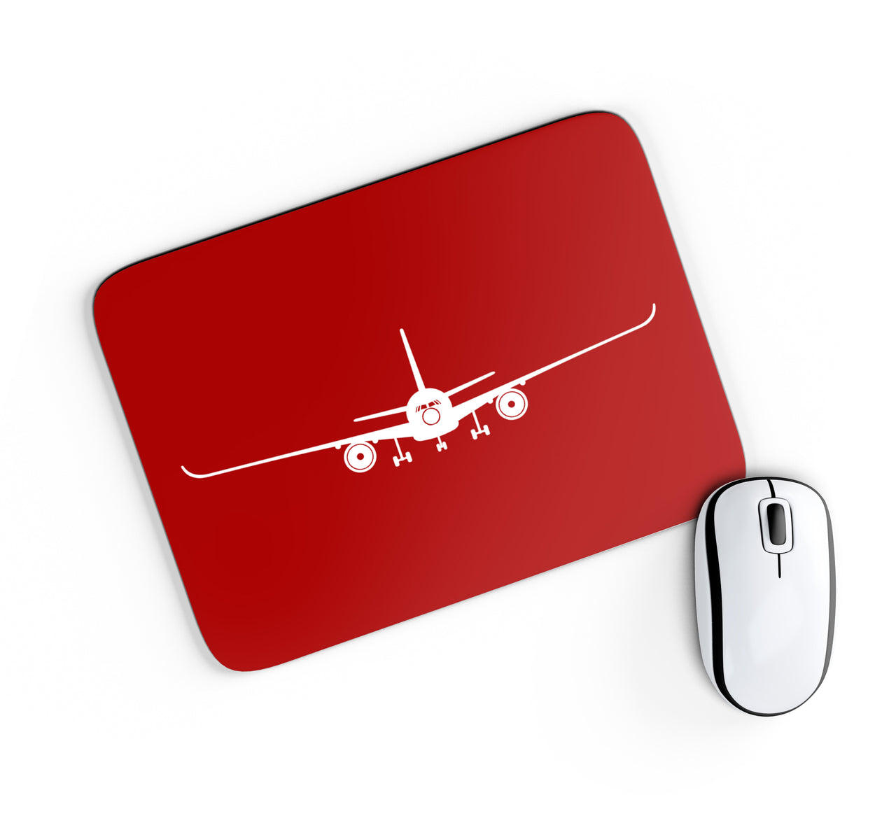 Airbus A350 Silhouette Designed Mouse Pads