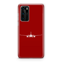 Thumbnail for Airbus A350 Silhouette Designed Huawei Cases