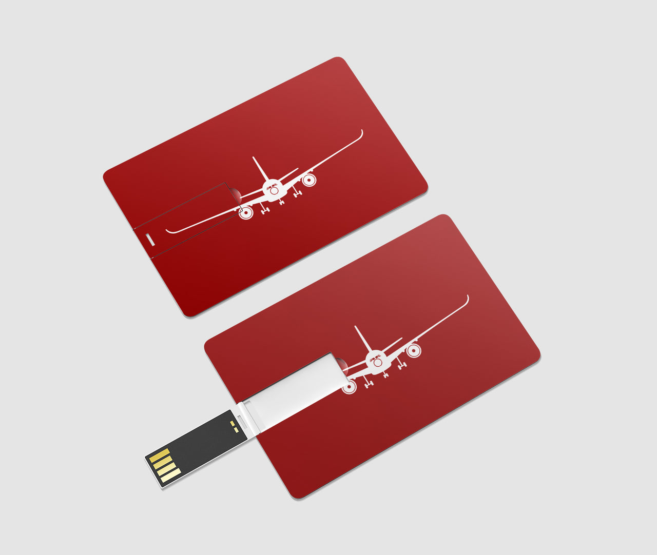 Airbus A350 Silhouette Designed USB Cards