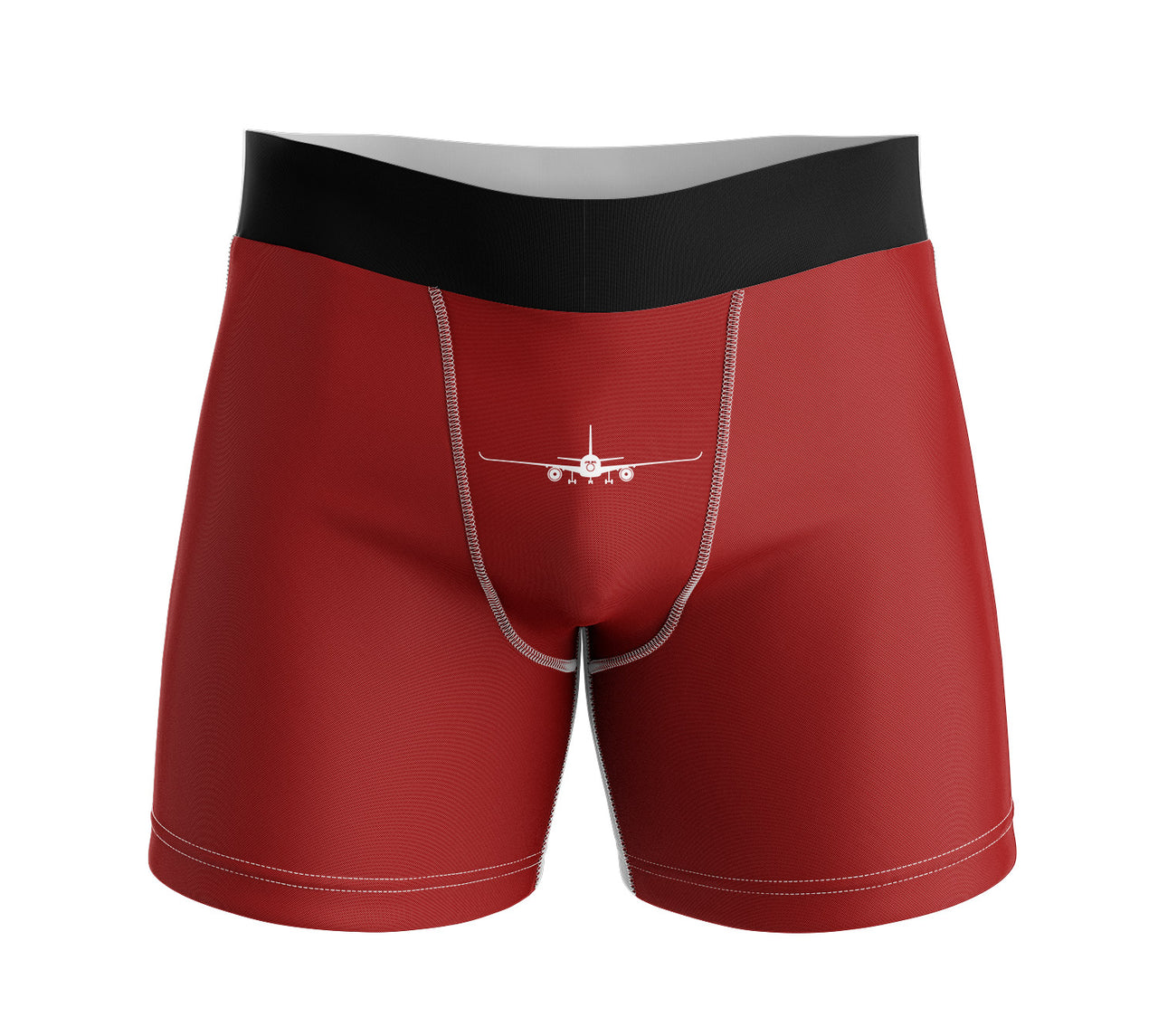 Airbus A350 Silhouette Designed Men Boxers