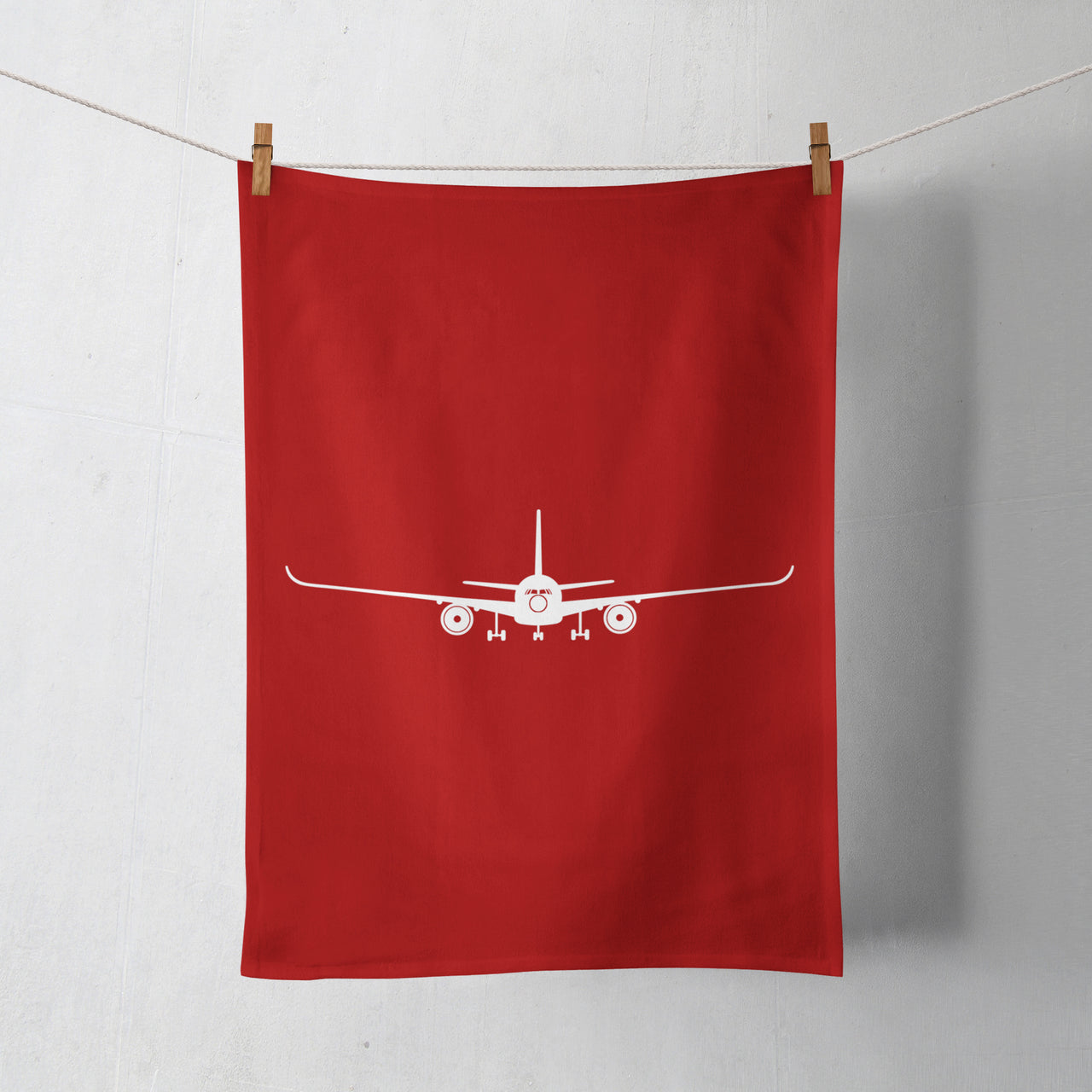 Airbus A350 Silhouette Designed Towels