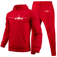 Thumbnail for Airbus A350 Silhouette Designed Hoodies & Sweatpants Set