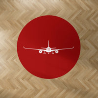 Thumbnail for Airbus A350 Silhouette Designed Carpet & Floor Mats (Round)