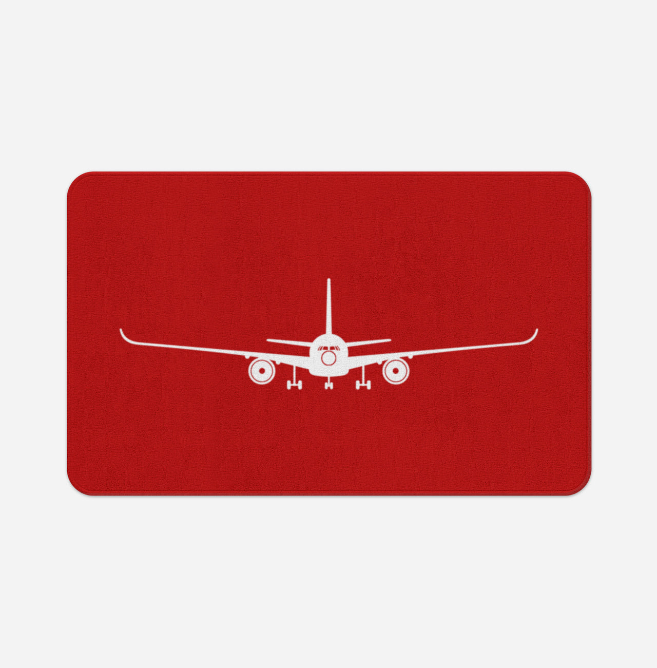 Airbus A350 Silhouette Designed Bath Mats