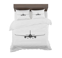 Thumbnail for Airbus A350 Silhouette Designed Bedding Sets