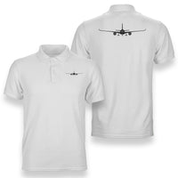 Thumbnail for Airbus A350 Silhouette Designed Double Side Polo T-Shirts