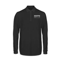 Thumbnail for Airbus A350XWB & Dots Designed Long Sleeve Polo T-Shirts