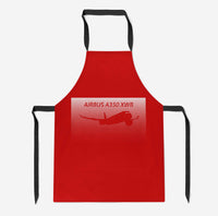 Thumbnail for Airbus A350XWB & Dots Designed Kitchen Aprons