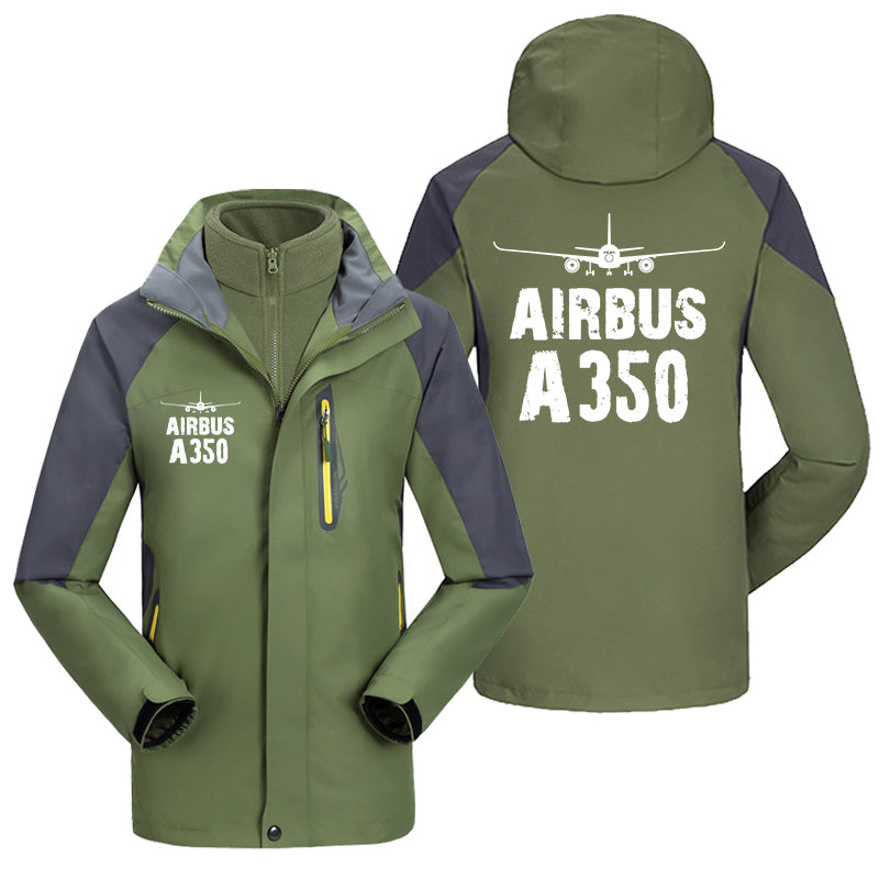 Airbus A350 & Plane Designed Thick Skiing Jackets