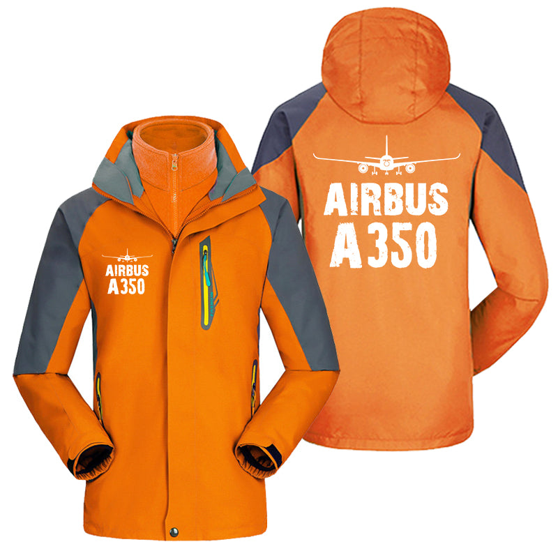 Airbus A350 & Plane Designed Thick Skiing Jackets