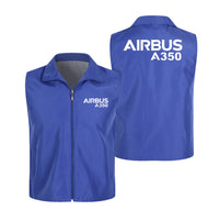 Thumbnail for Airbus A350 & Text Designed Thin Style Vests