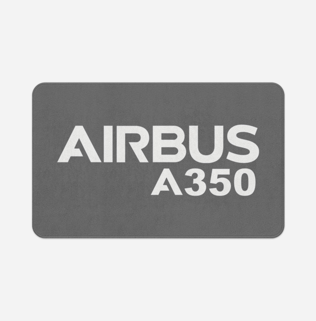 Airbus A350 & Text Designed Bath Mats