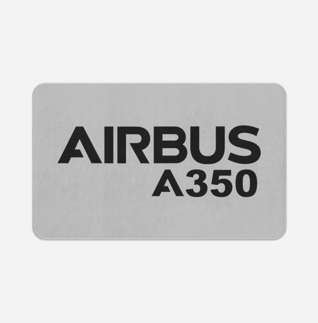 Airbus A350 & Text Designed Bath Mats