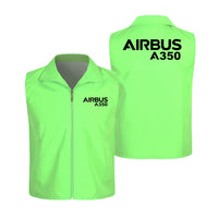 Thumbnail for Airbus A350 & Text Designed Thin Style Vests