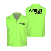 Thumbnail for Airbus A350 & Text Designed Thin Style Vests