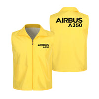 Thumbnail for Airbus A350 & Text Designed Thin Style Vests